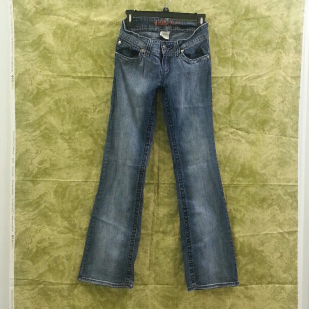 Hydrolic stretch jeans junior 7/8 in EUC women's